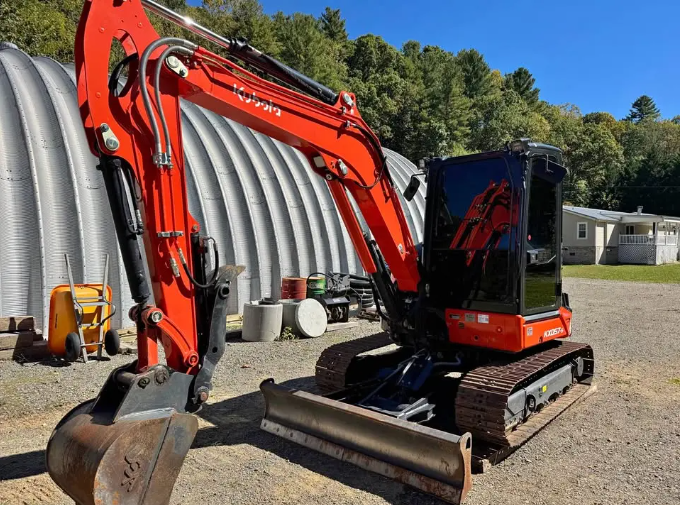 2024 Kubota KX057-5 Excavator 325 Hours + Brush Cutter